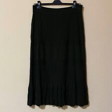 Gonna Lunga Lana Verde Scuro Elegante Classico Country Rustico Made in Italy