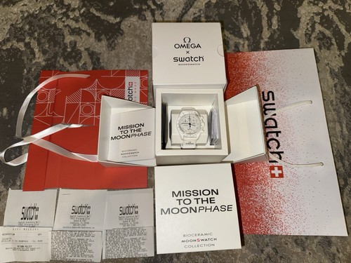 Omega swatch bianco - x,