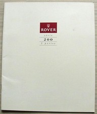 Brochure vendita rover - rover, serie