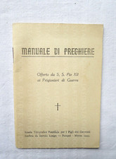 WW2 LIBRETTO PREGHIERE PRIGIONIERI DI GUERRA 1944 RELIGIONE