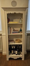 libreria shabby bianca