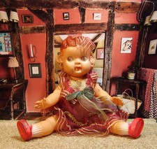 Bambola bambina in celluloide