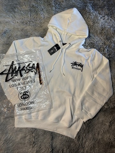 Felpa stussy con cappuccio m - felpa,