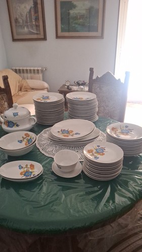 Servizio piatti vintage - servizio,