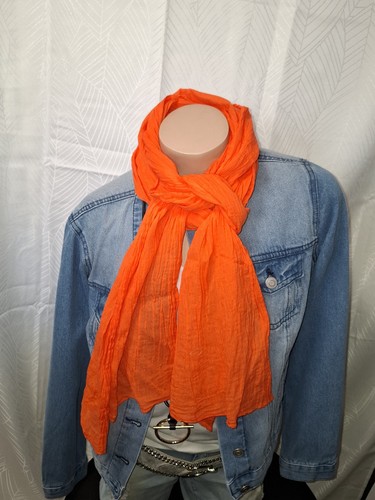 Sciarpa foulard arancione