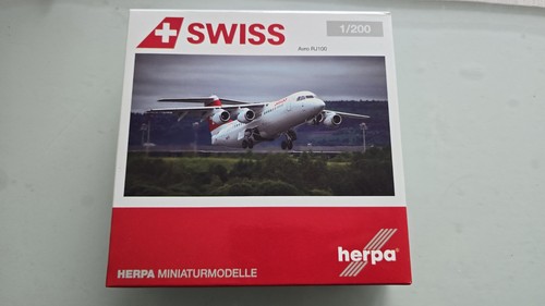 Herpa swiss avro rj100 - swiss,