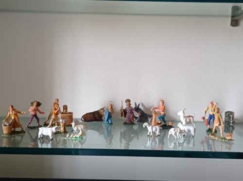 Statuine del presepe - presepe, vintage
