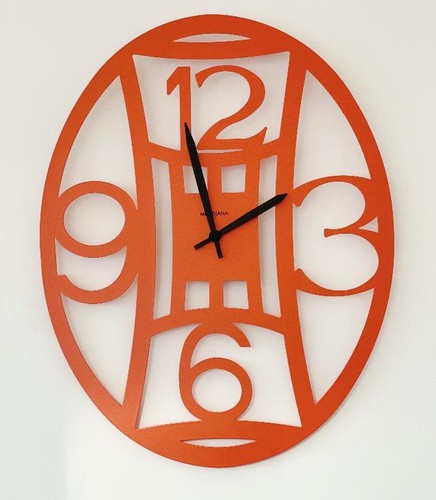 Orologio parete metallo - orologio, in