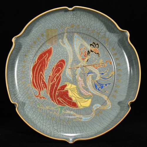 Piatto fata cina retrò - 12",