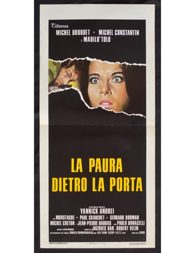 Locandina paura dietro la - dietro,