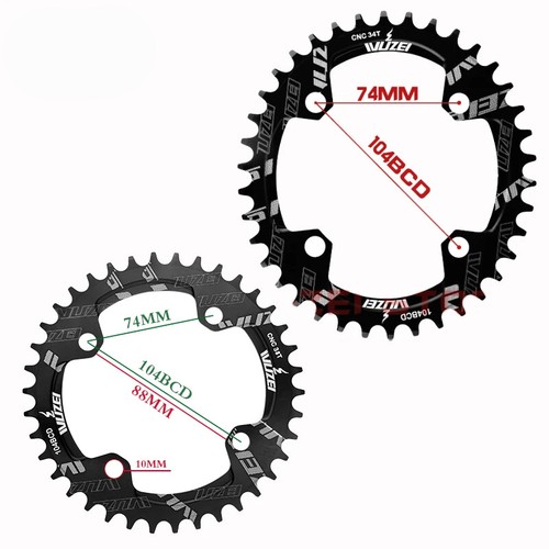 104bcd mtb guarnitura corona - mtb,