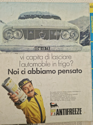 Pubblicita agip antifreeze - agip,