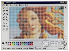 PAINT Back to the Pixel 2 oz moneta argento 2$ Niue 2025