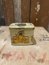Vintage Twinings Tea Tin Caddy Teapots Gold London England