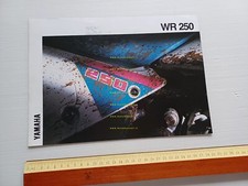 Yamaha WR 250 enduro 1991 depliant italiano originale