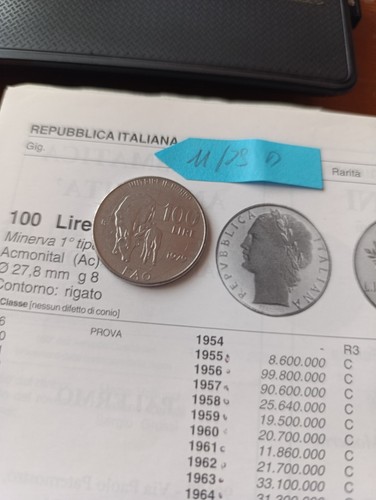 Monetacda 100 lire del - , 1979