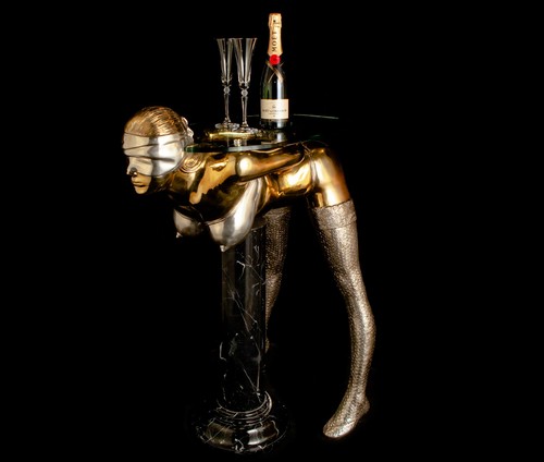 Scultura bronzo figura erotica