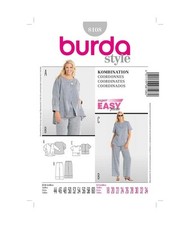 Burda Cartamodello 8108 Combinazione Taglia 44-60