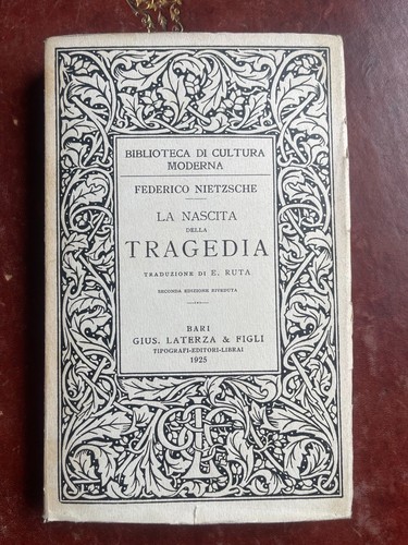 Nietzsche la nascita - -,