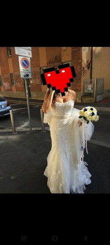Abito sposa sirena taglia - da, sposa,