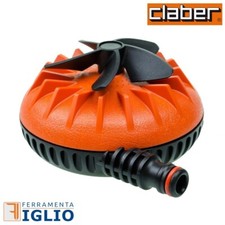 Irrigatore Rotante Fuoriterra a Pioggia Rollina da Giardino Area irrigata 20mq