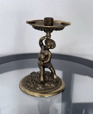 Antico posacenere in bronzo