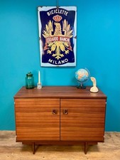 CREDENZA MIDCENTURY SIDEBOARD IN PALISSANDRO ANNI 50/60 DESIGN SCANDINAVO SVEZIA