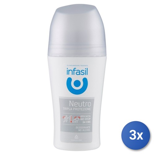 Infasil deodorante roll on - 3x,