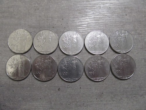 X10 100 lire minerva anni - x10,