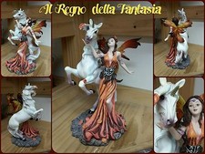 FAIRY WITH UNICORN ELFEN FÈES