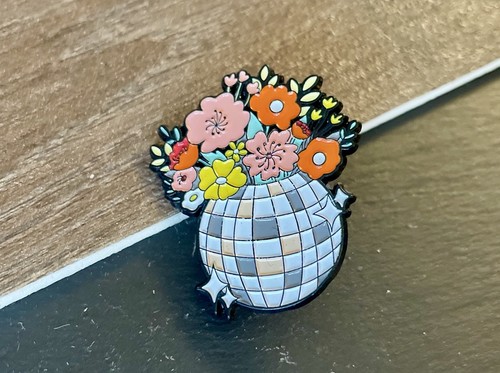 Disco ball flower vase - disco,