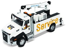 Diecast Masters Caterpillar CT660 Camion di servizio con gru automatica Titan 85785 1:50