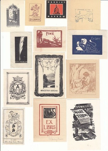 Exlibris bookplate lotto - exlibris,