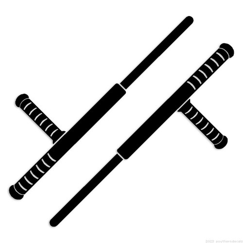 Tonfa baton tongfa - t-baton, adesivo