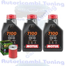 Kit Tagliando Olio Motul 7100 10W60 + Filtro Per Arctic Cat 400 DVX TS 2006>2007