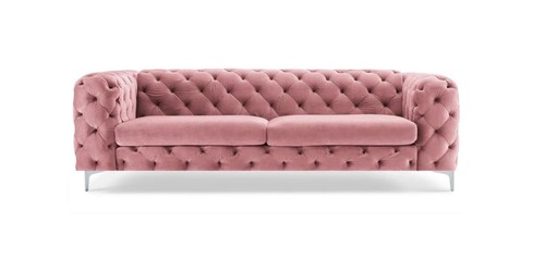Divano tre posti - , rosa