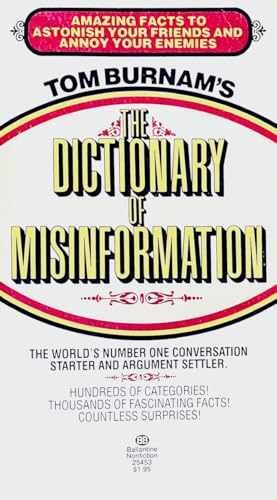 Dictionary misinformation - dictionary,