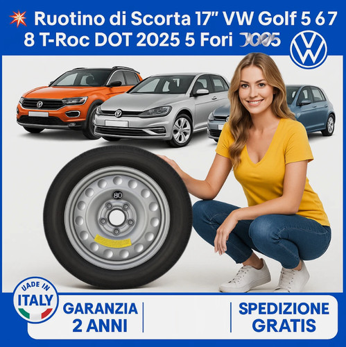 Ruotino scorta per vw - per,
