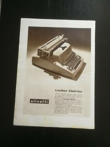 1952 olivetti lexikon - 1952,