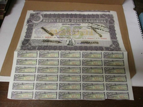 Certificato azionario azioni - azionario,