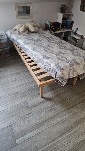 Letto doghe piazza con - 1,
