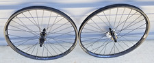 Ruote bici nere 26" WTB Laserdisc 27mm Shimano Centerlock disco sgancio rapido