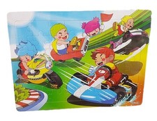 x Puzzle Gioco In Legno Colorato Corsa Macchine Tf-19 48 Pezzi Bambini dfh