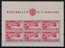 San marino 1961 foglietto - marino,