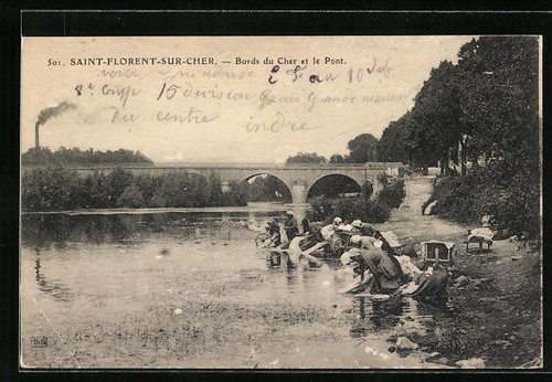 Cpa saint florent sur cher - cpa, saint-florent-sur-cher