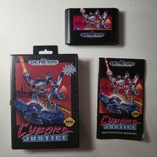 Cyborg Justice Sega Genesis Videogioco Multigiocatore 16 Bit