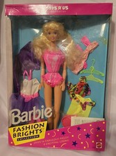1992 Fashion Brights Barbie #1882 Toys R Us bambola edizione limitata nuova con scatola