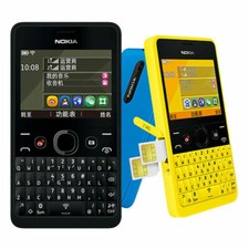 Cellulare Nokia Asha 210 GSM sbloccato QWERTY Bluetooth Wifi doppia SIM lavoro completo