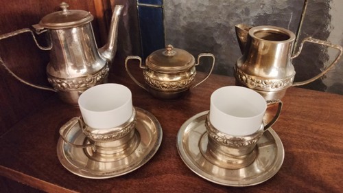 Servizio caffè peltro - in,
