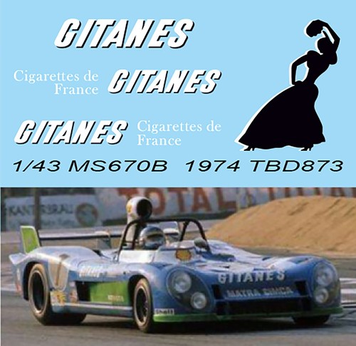 Decals per matra ms670b - decals,